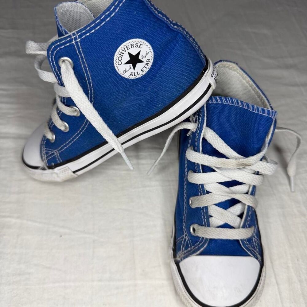 Converse Blue Trainers - Picture 1 of 7